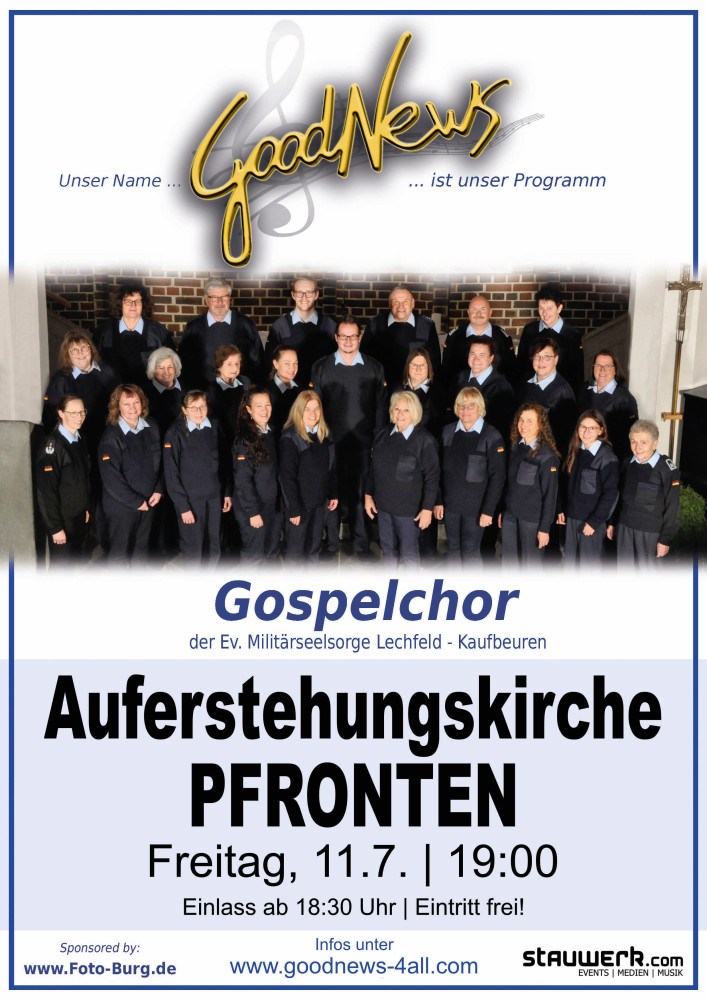 Gospel-Church Fr, 11.07.25 19h Pfronten