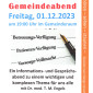 Gemeindeabend mit Dr. med. T.M. Engels 01.12.23